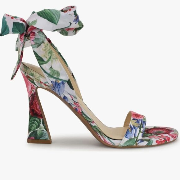 BRAND NEW NINE WEST KOBS ANKLE BOWNOT TIE SANDAL (WOMEN) - Picture 4 of 15